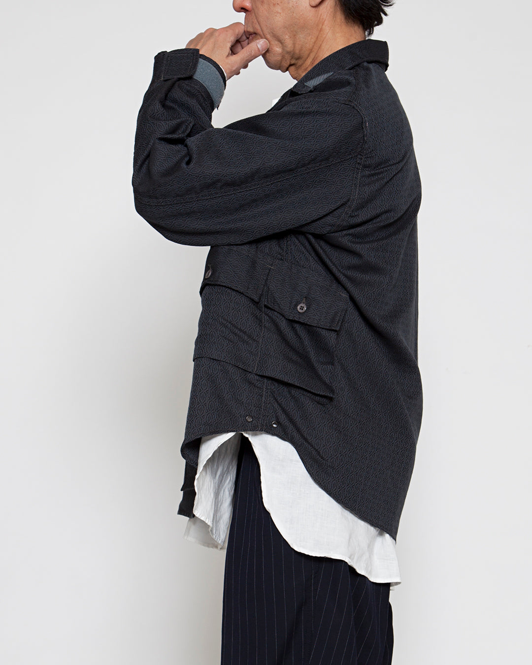 CSJ001・HUNTER HIKER JAC SHIRT / Black