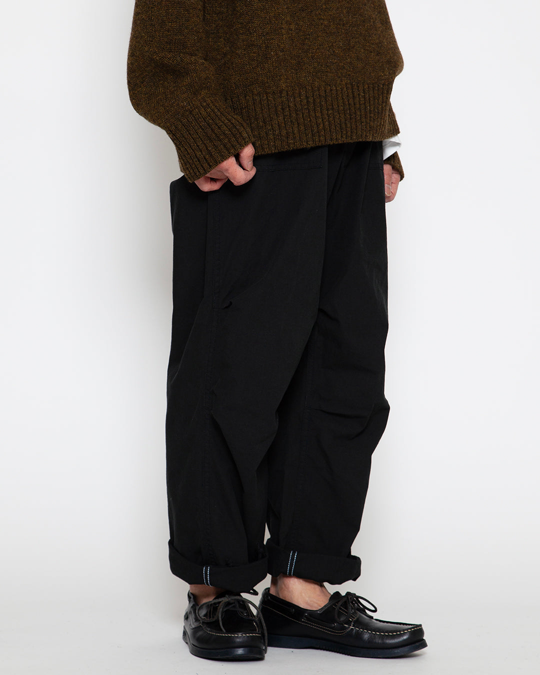 FP005 - AGGRESSOR SLACKS / Black w/ Bio-wash