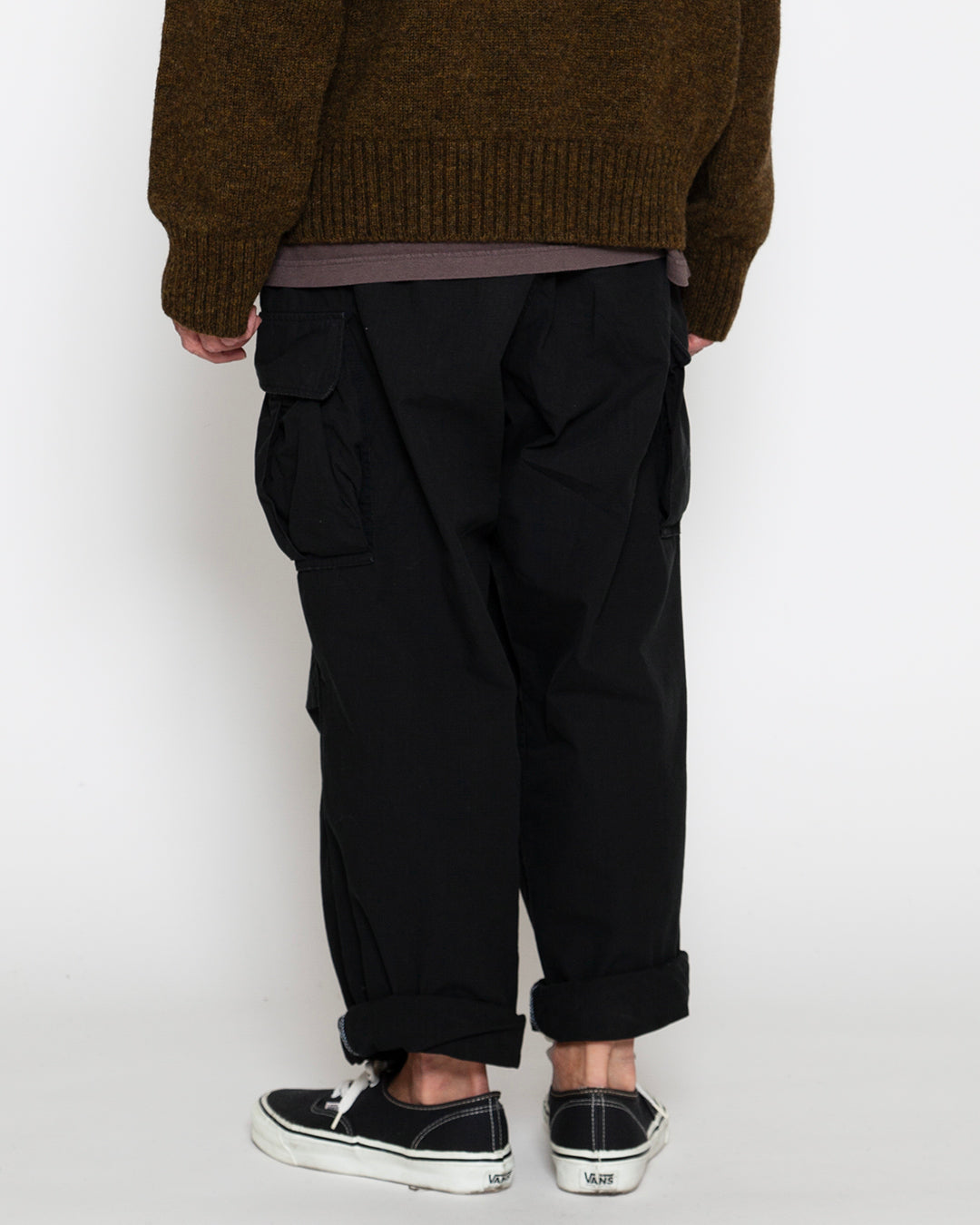 FP006 - JUNGLE SLACKS / Black w/ Bio-wash