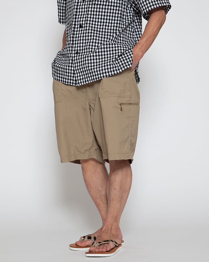FP024S・UTILITY EASY SHORT SLACKS / Khaki