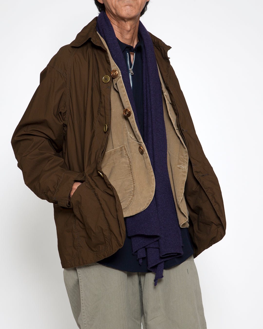 CJ001R・GAME JACKET / Brown Olive