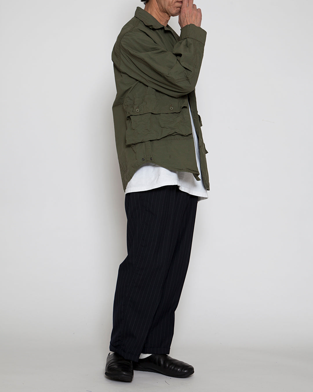 CSJ001・HUNTER HIKER JAC SHIRT / Leaf Green