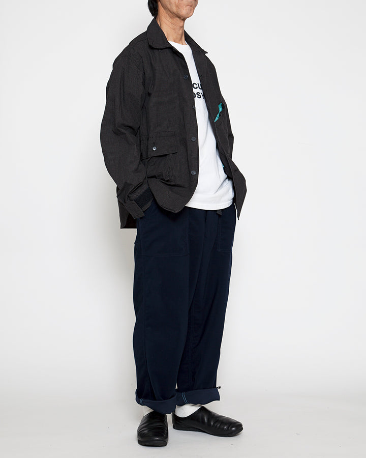 CSJ001・HUNTER HIKER JAC SHIRT / Black × White