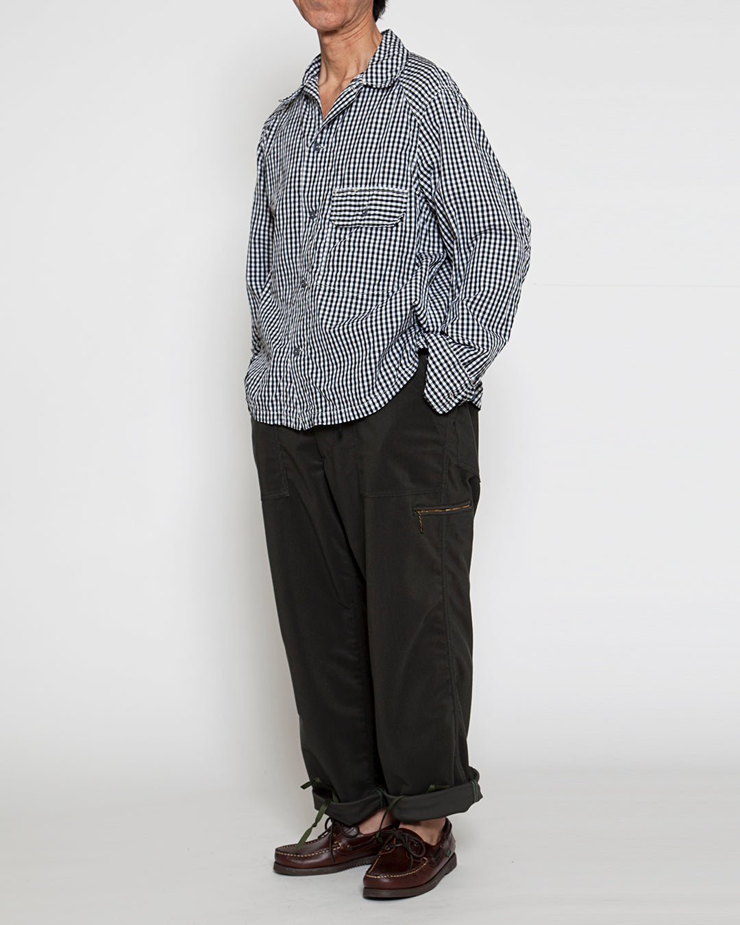 FP001E・UTILITY EASY SLACKS / Dark Green