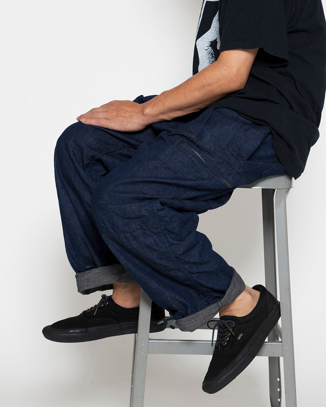 FATIGUE SLACKS - ADVISOR SLACKS / 8.5oz Indigo Denim