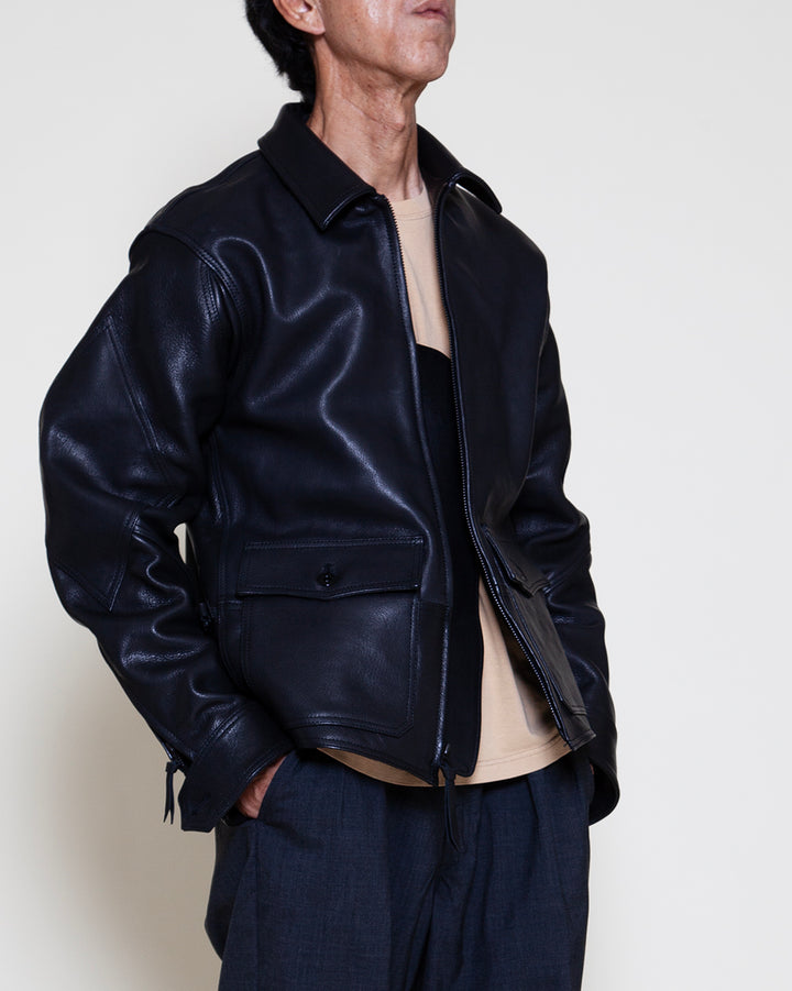 WG001 - Willis & Geiger "G-8" / Black Goat Leather