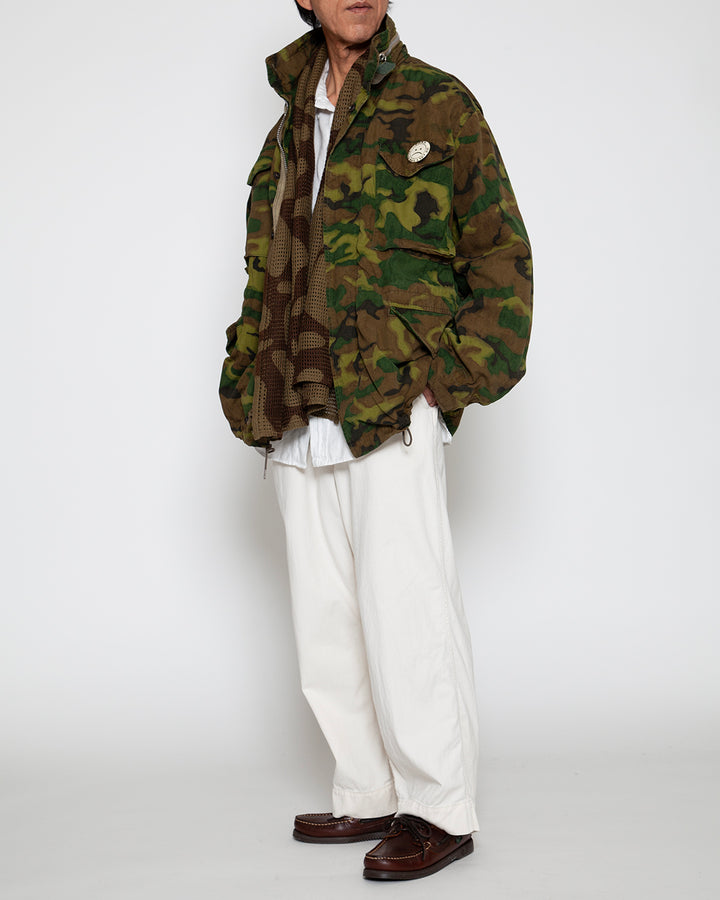 CJ112 - CORONA・M-65 FIELD JACKET / ERDL "GREEN in COUNTRY" w/ Special Bio-wash