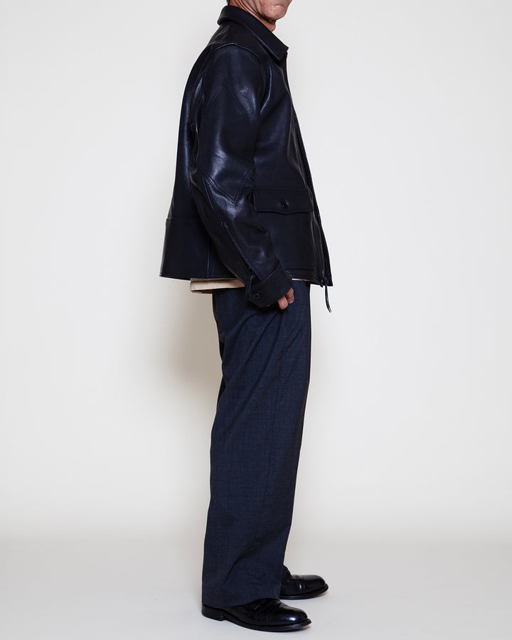 WG001 - Willis & Geiger "G-8" / Black Goat Leather