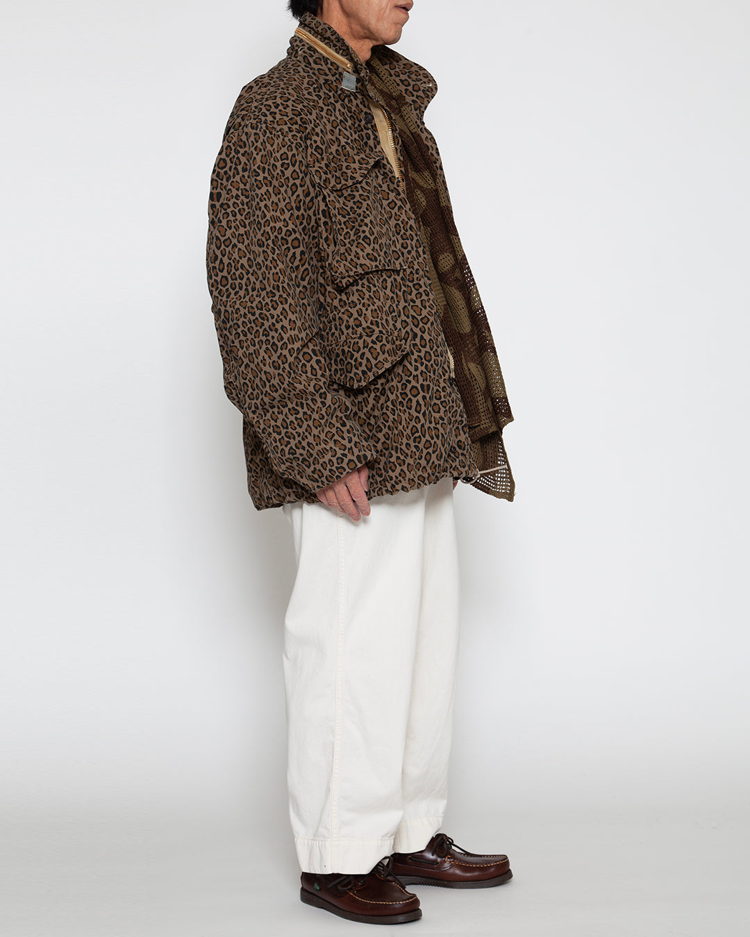 CJ112 - CORONA・M-65 FIELD JACKET / Leopard w/ Special Bio-wash