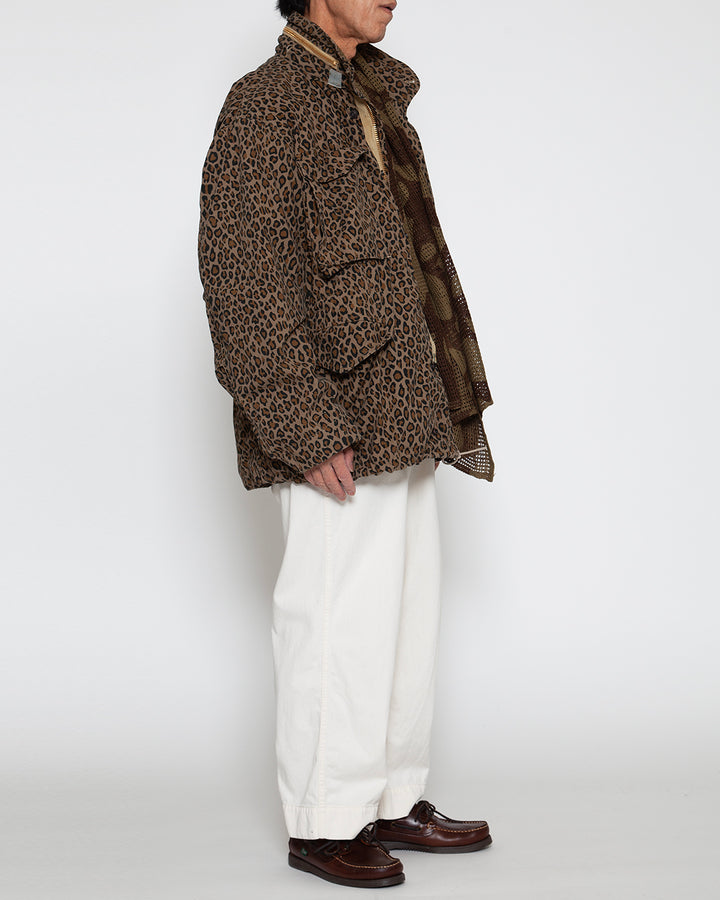 CJ112 - CORONA・M-65 FIELD JACKET / Leopard w/ Special Bio-wash