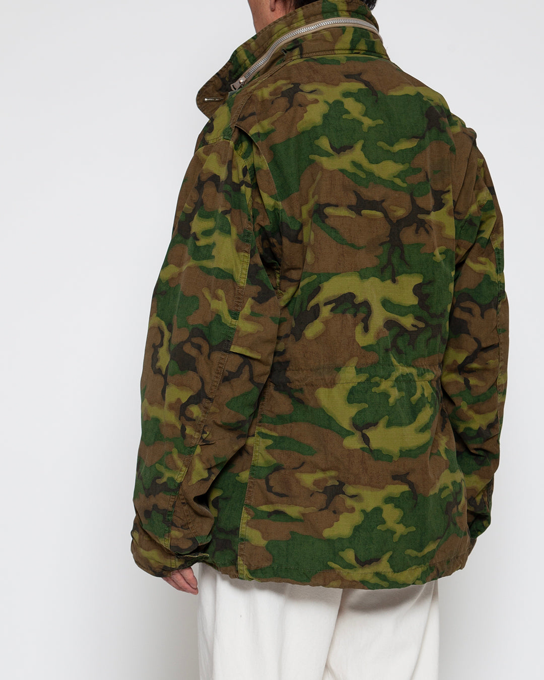 CJ112 - CORONA・M-65 FIELD JACKET / ERDL "GREEN in COUNTRY" w/ Special Bio-wash