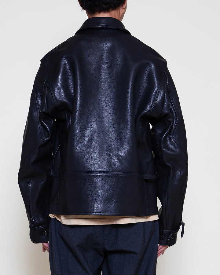 WG001 - Willis & Geiger "G-8" / Black Goat Leather