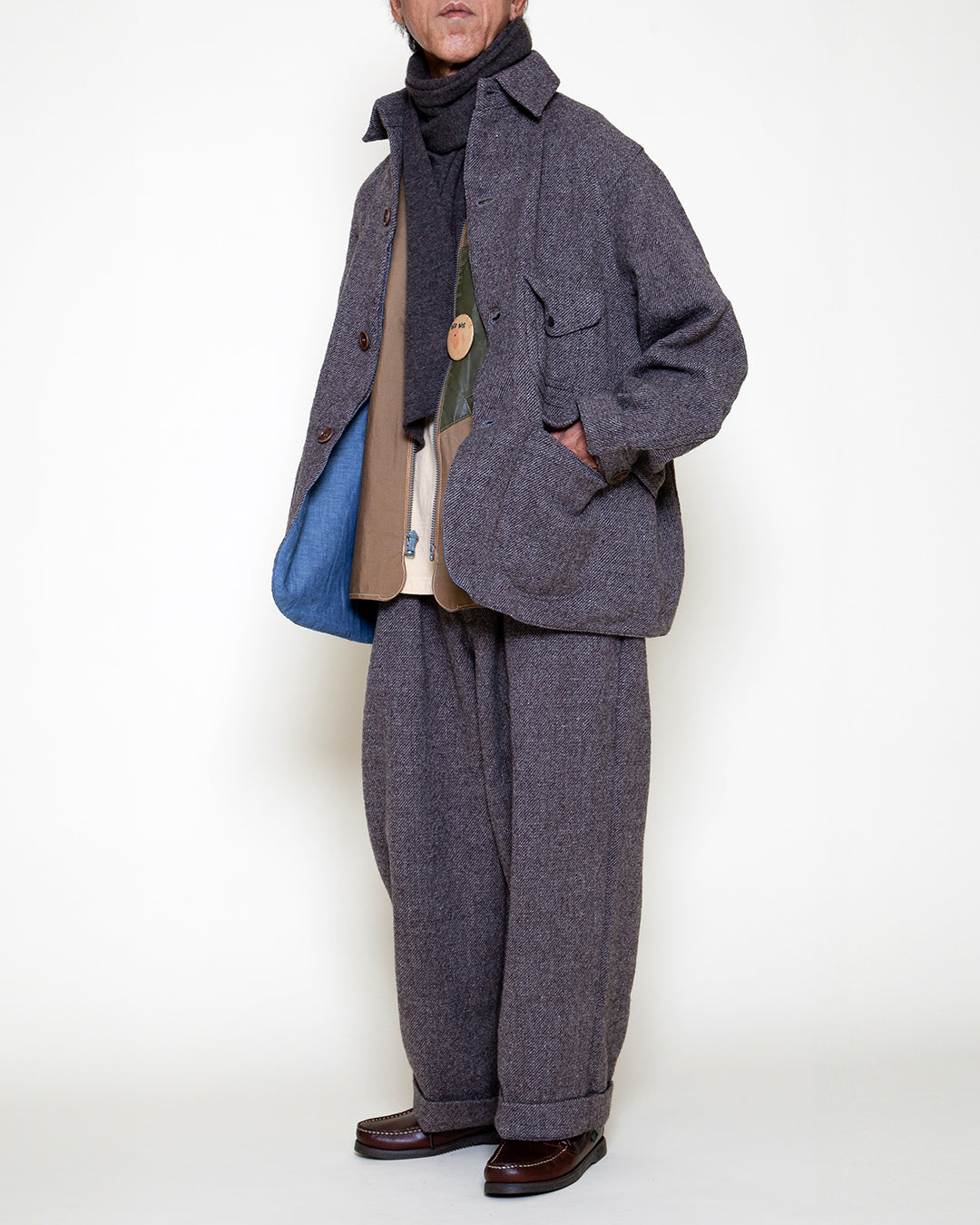 CJ001 - GAME JACKET / Greige