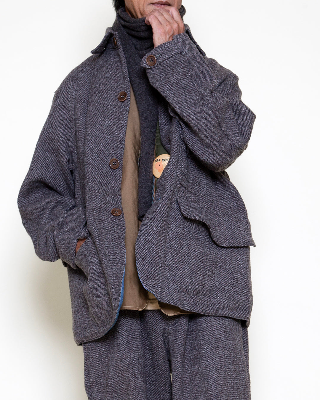 CJ001 - GAME JACKET / Greige