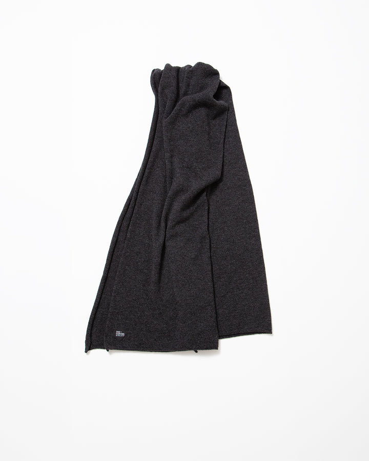 CA017 - CASHMERE GAUZE STOLE / Top Charcoal