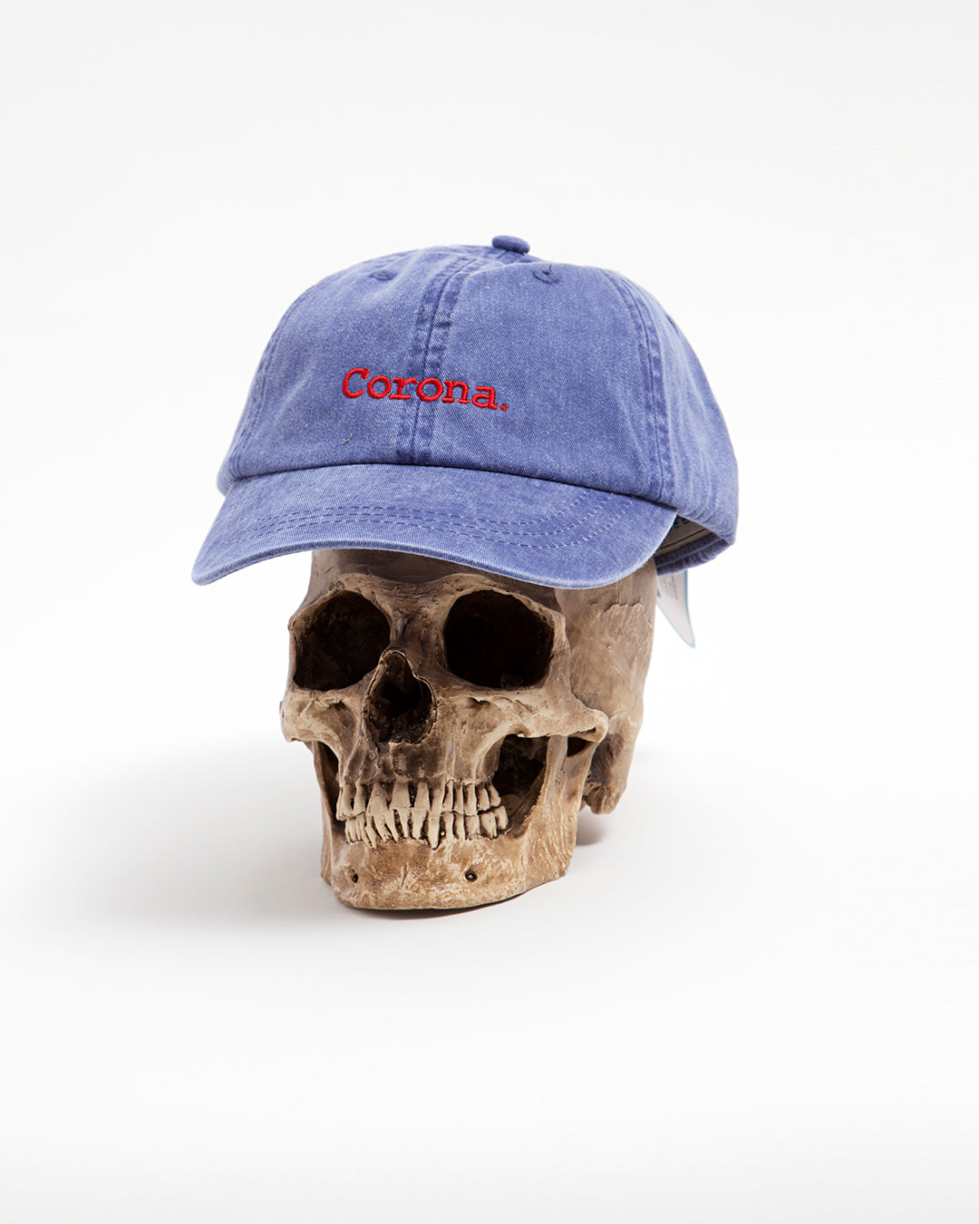 THE CORONA UTILITY - CA020・CORONA LOGO EMBROIDERY CAP / Purple × Red Embroidery