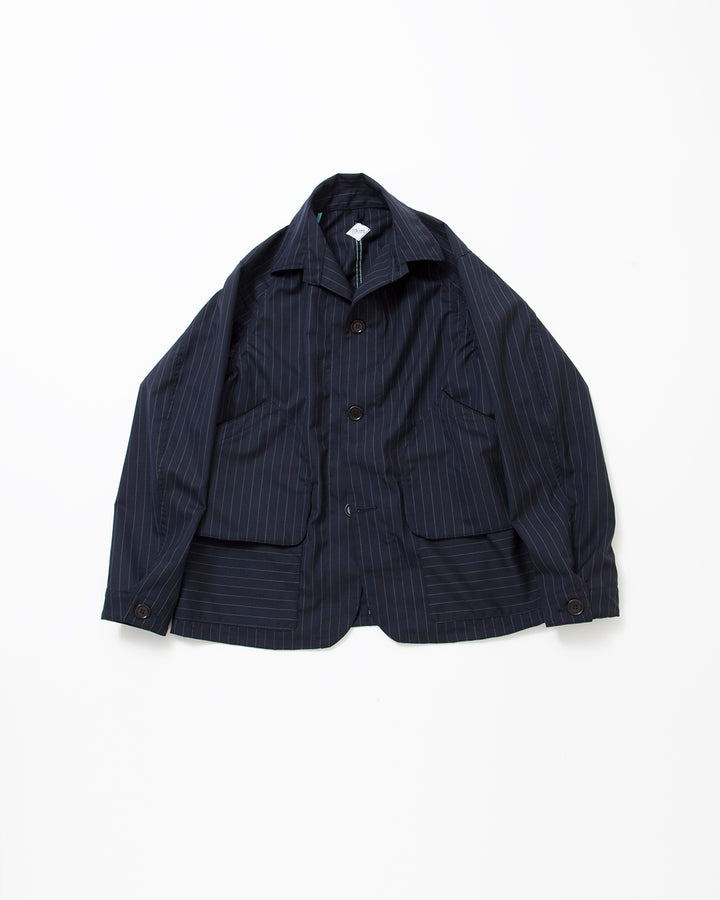 CJ001L・GAME JACKET LIGHT / Pinstripe on Navy