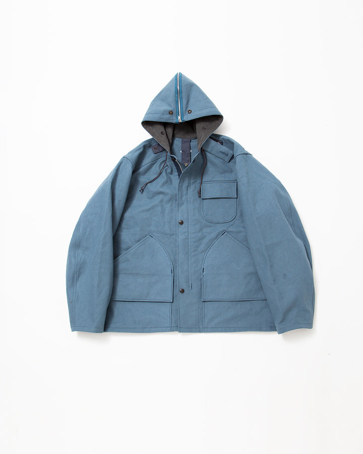 CJ053・GAME PARKA JACKET / Cyan Blue