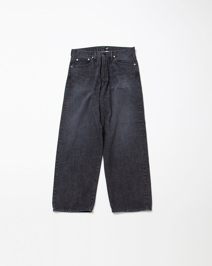 CP005 - W05 5POCKET / Black Denim w/ Special Bio-wash
