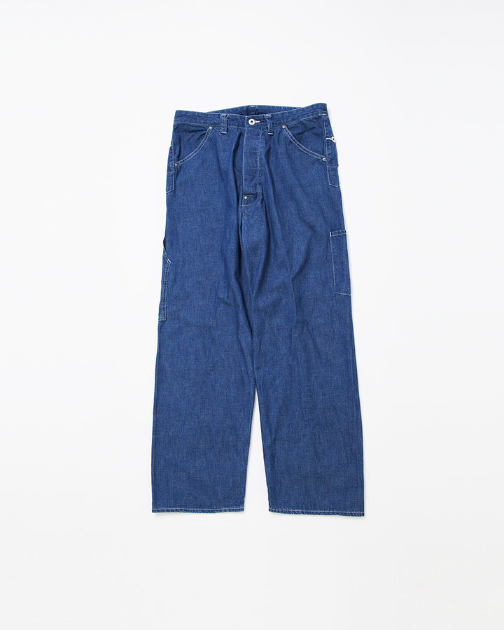 CP011・HALF O'ALLS / Indigo Denim w/ Stone Bio Wash