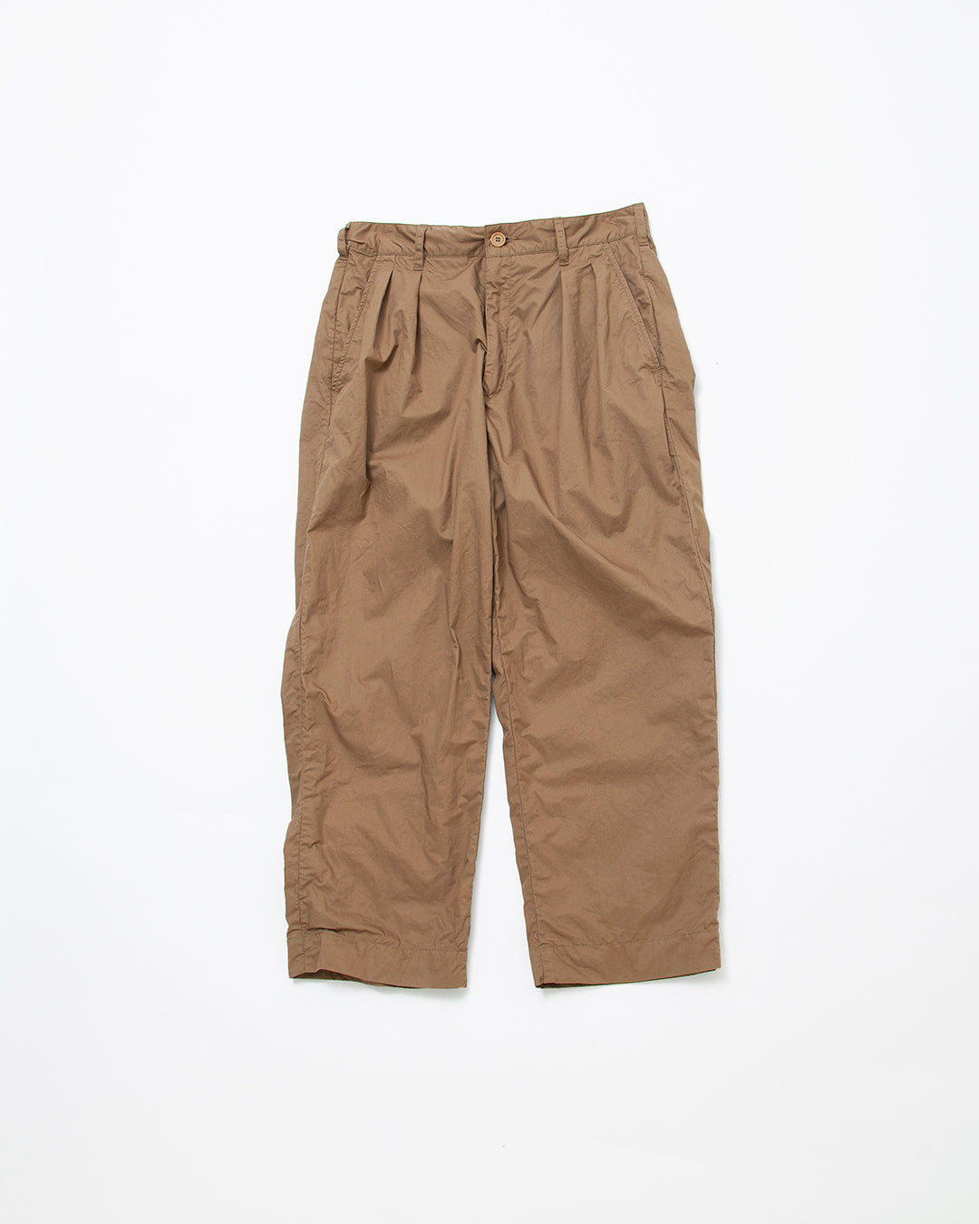 THE CORONA UTILITY ベージュ チノパン SP エシュペー｜CHINO CLOTH DOUBLE TUCK TAPERED ホワイト