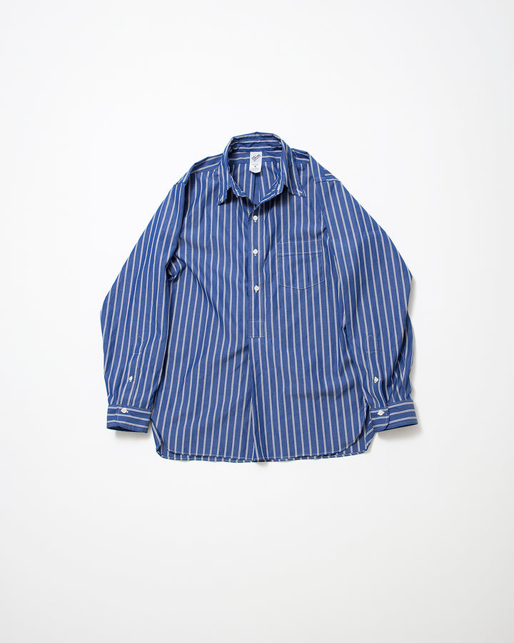 CS005 - W.C.W SHIRT PULLOVER / Blue × White