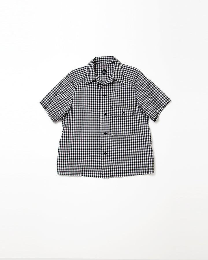 CS011S・UTILITY FIELD SHIRT / Monotone Gingham Check