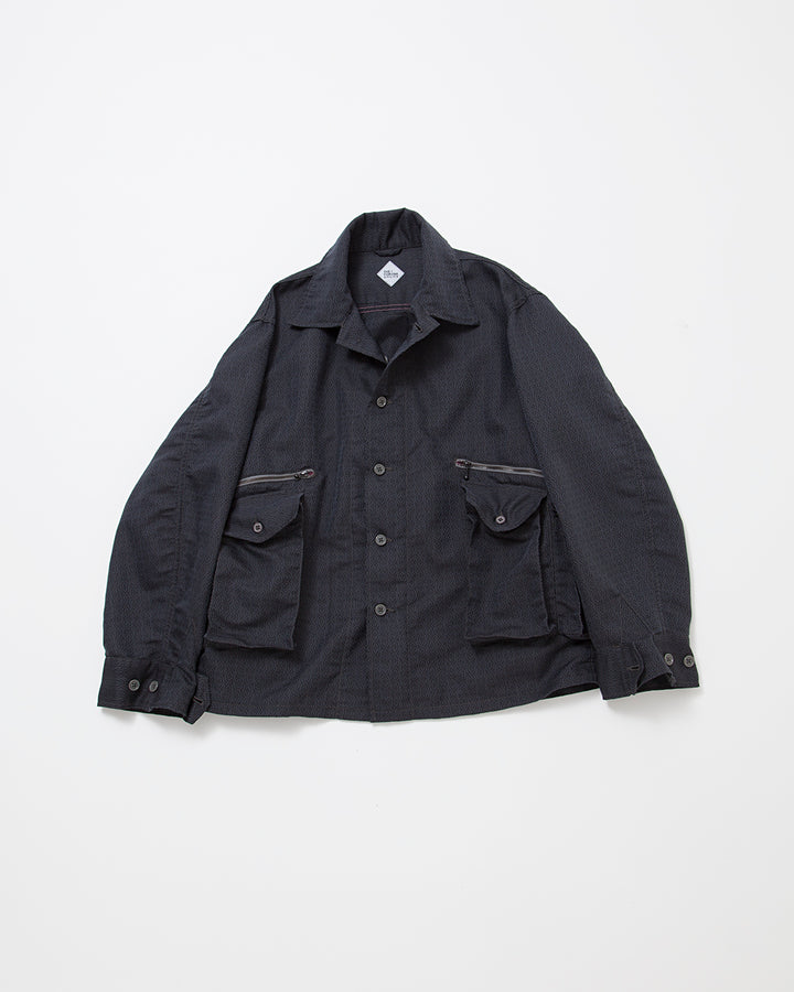 CSJ003・6POCKET JAC SHIRT / Black