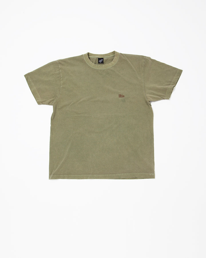 CT021・"THE CORONA UTILITY" LOGO EMBROIDERY TEE / Light Khaki