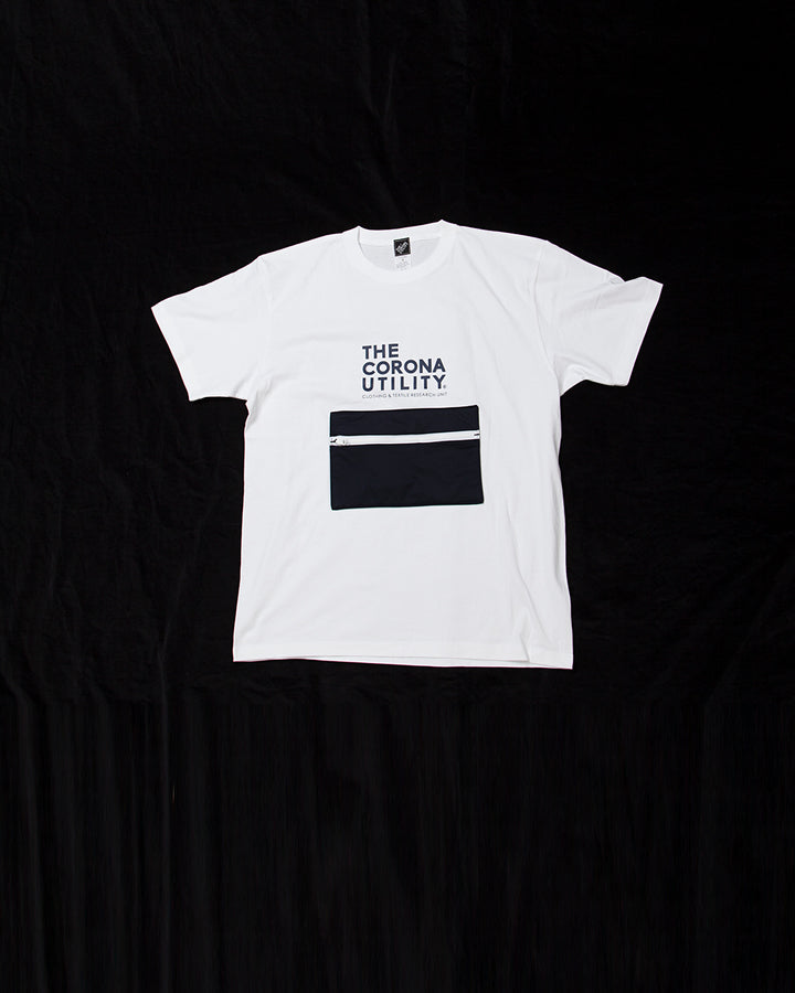 CT023・"BEACH ESSENTIAL" PACKABLE TEE / White