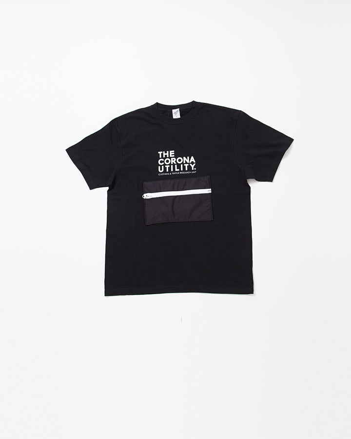 CT023・"BEACH ESSENTIAL" PACKABLE TEE / Black