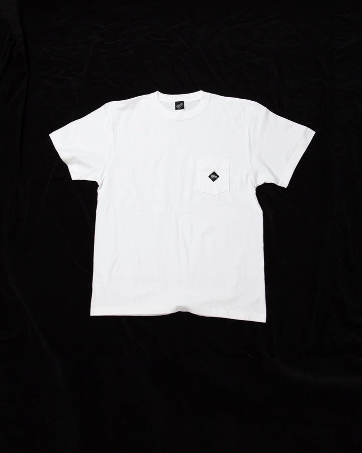 CT033 - LABEL POCKET TEE / White