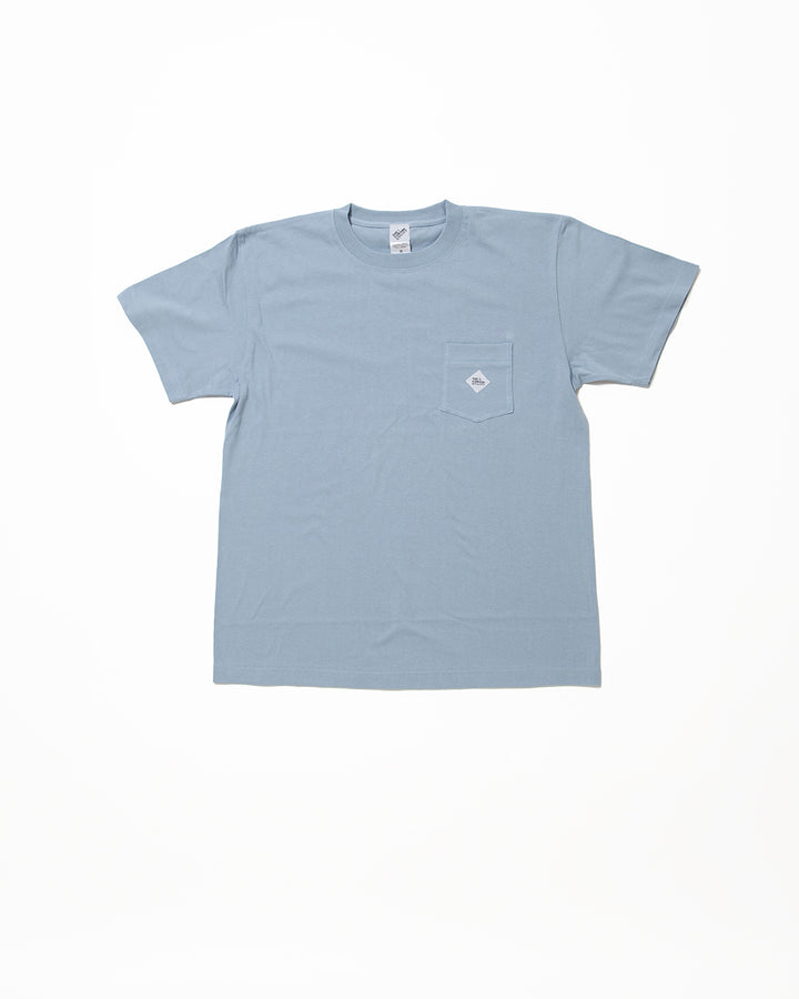CT033 - LABEL POCKET TEE / Acid Blue