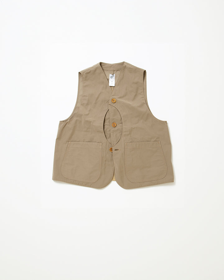 CV002 - CORONA・GAME VEST / Beige Khaki