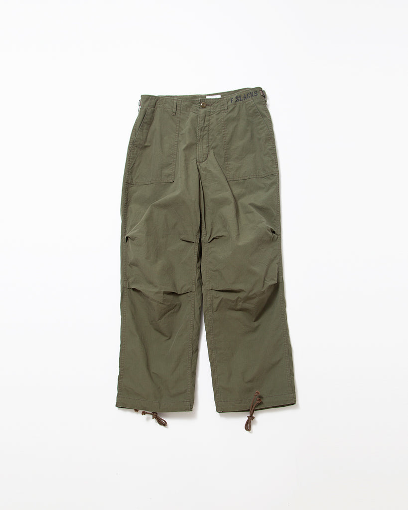 FP005 - AGGRESSOR SLACKS / Olive Green w/ Bio-wash – THE CORONA