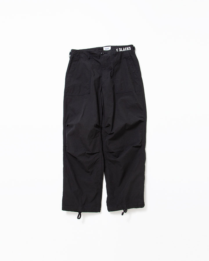 FP005 - AGGRESSOR SLACKS / Black w/ Bio-wash