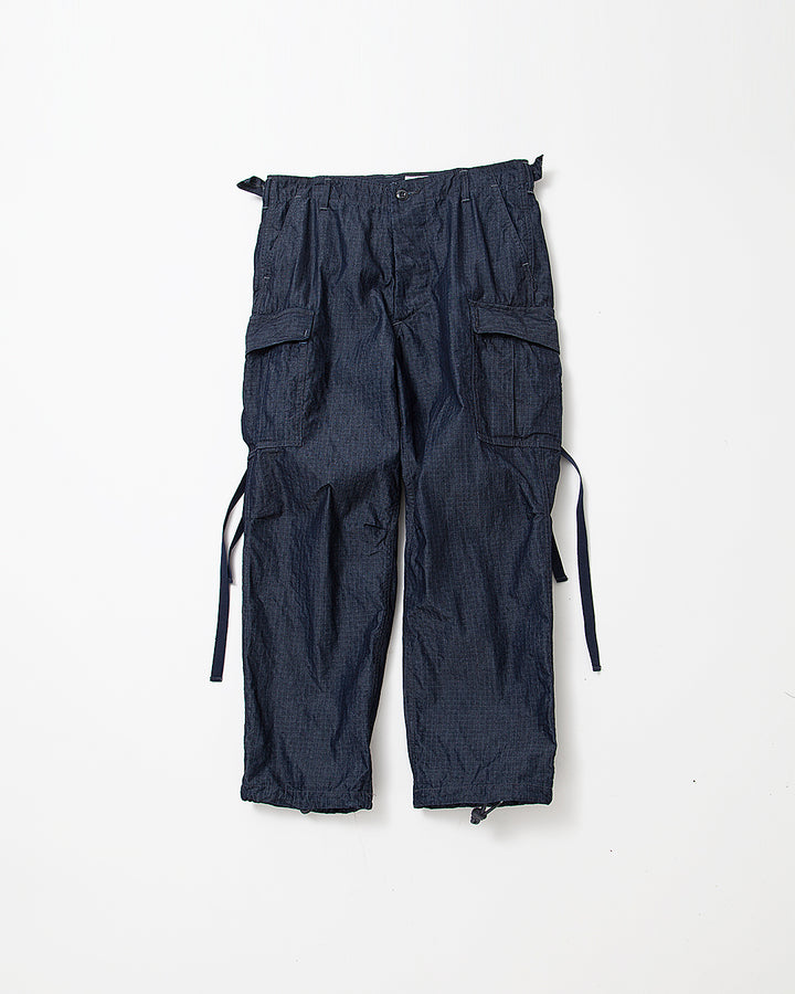 FATIGUE SLACKS - FP006・JUNGLE SLACKS / Indigo Chambray