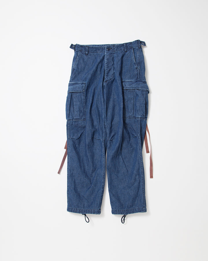 FATIGUE SLACKS - FP006・JUNGLE SLACKS / Indigo Denim