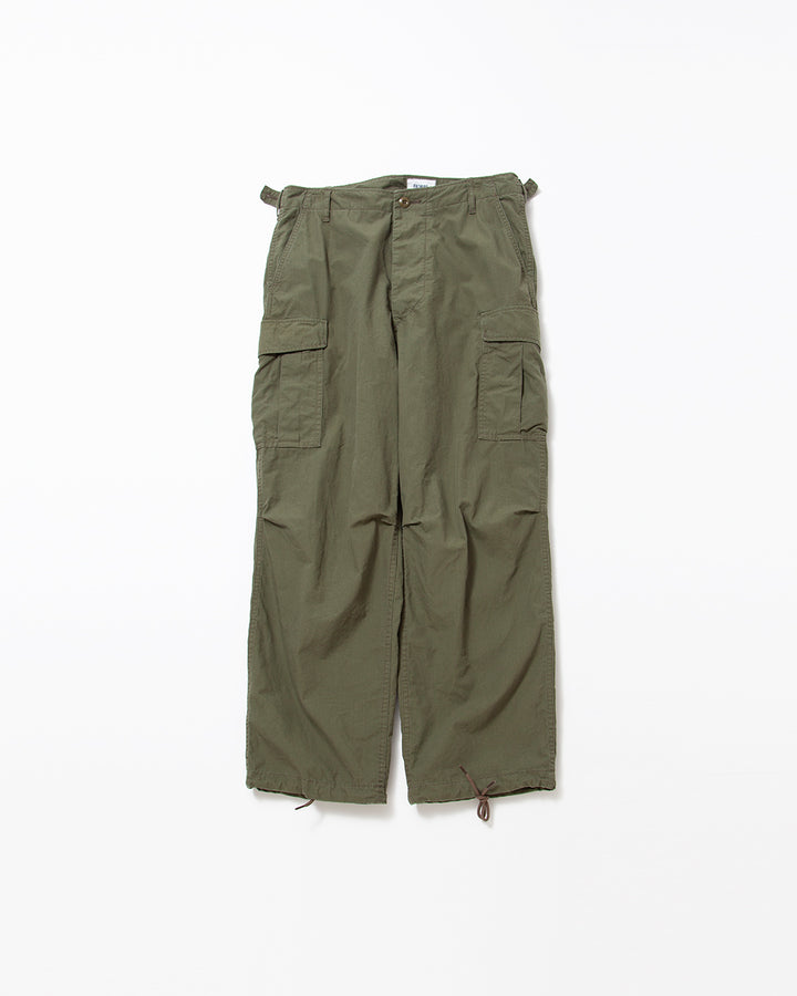 FP006 - JUNGLE SLACKS / Olive Green w/ Bio-wash