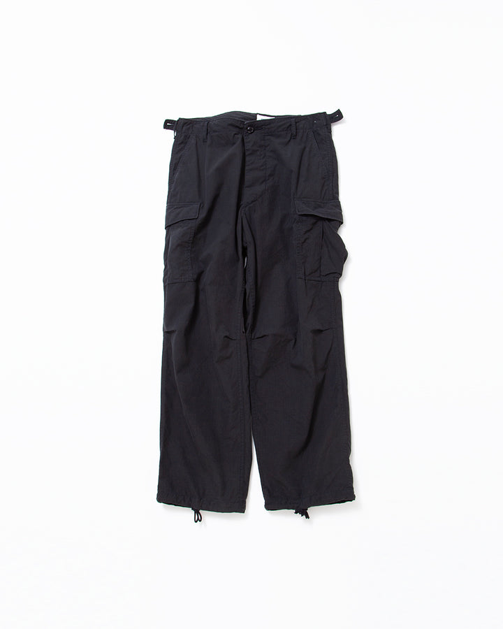 FP006 - JUNGLE SLACKS / Black w/ Bio-wash