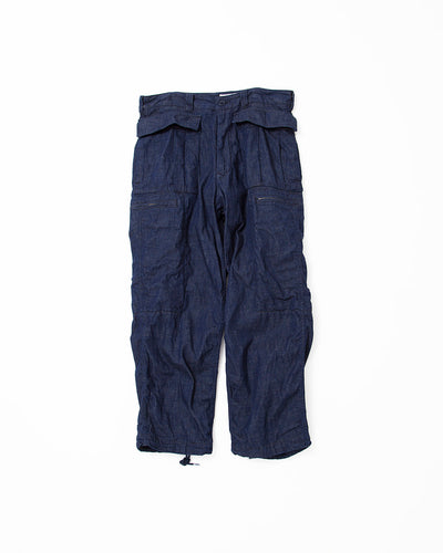 FATIGUE SLACKS - ADVISOR SLACKS / 8.5oz Indigo Denim