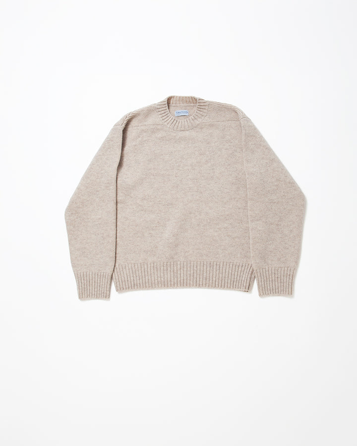 KN001 - KeyHole・NAVY CREW / Melange Sand