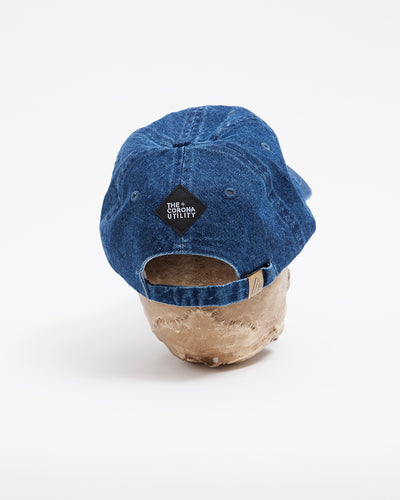 THE CORONA UTILITY・CORONA LOGO EMBROIDERY CAP / Denim × Red Embroidery