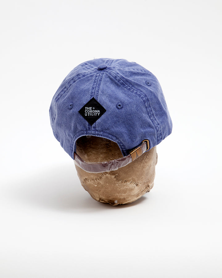 THE CORONA UTILITY - CA020・CORONA LOGO EMBROIDERY CAP / Purple × Red Embroidery