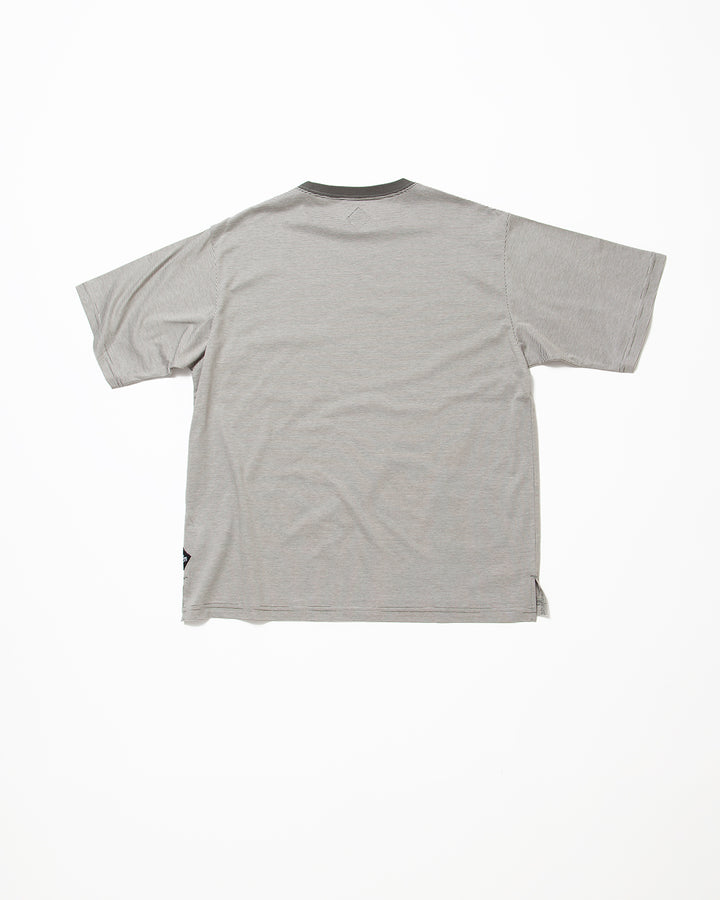 CC010  - BASIC POCKET TEE / OD × White