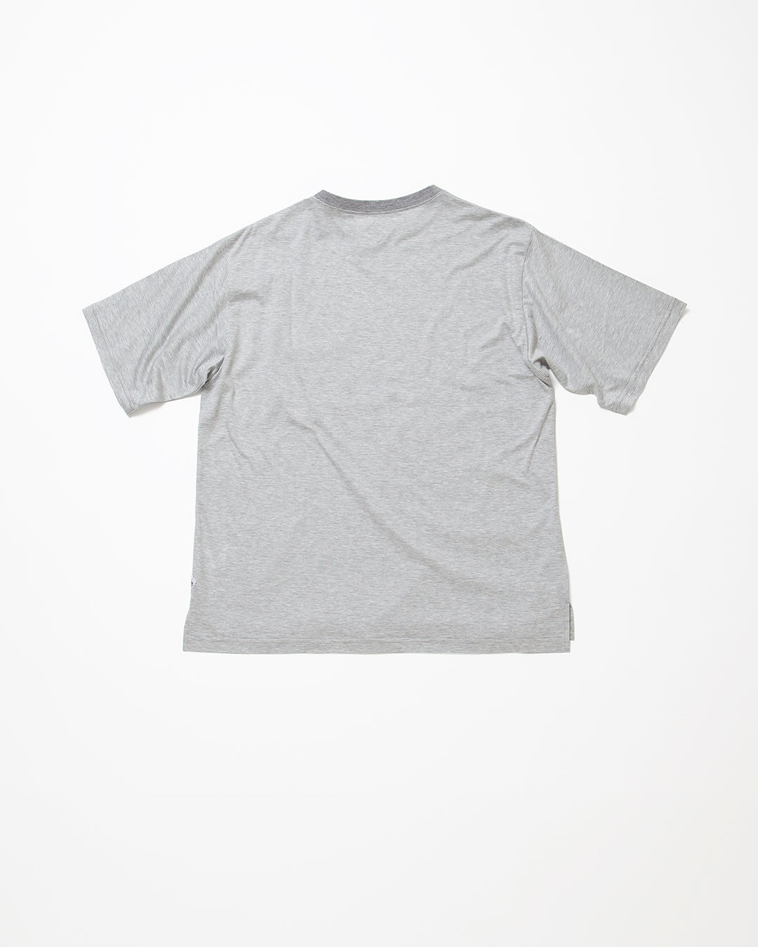 CC010  - BASIC POCKET TEE / Top Grey × White