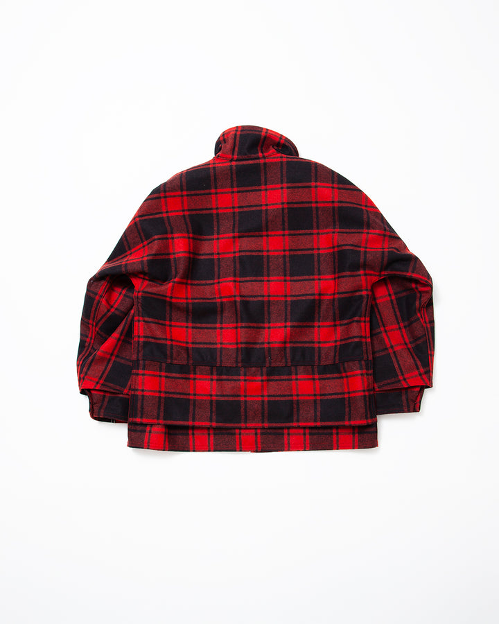 CJ007 - CORONA・ZIP LOGGER / Red × Black Buffalo Plaid