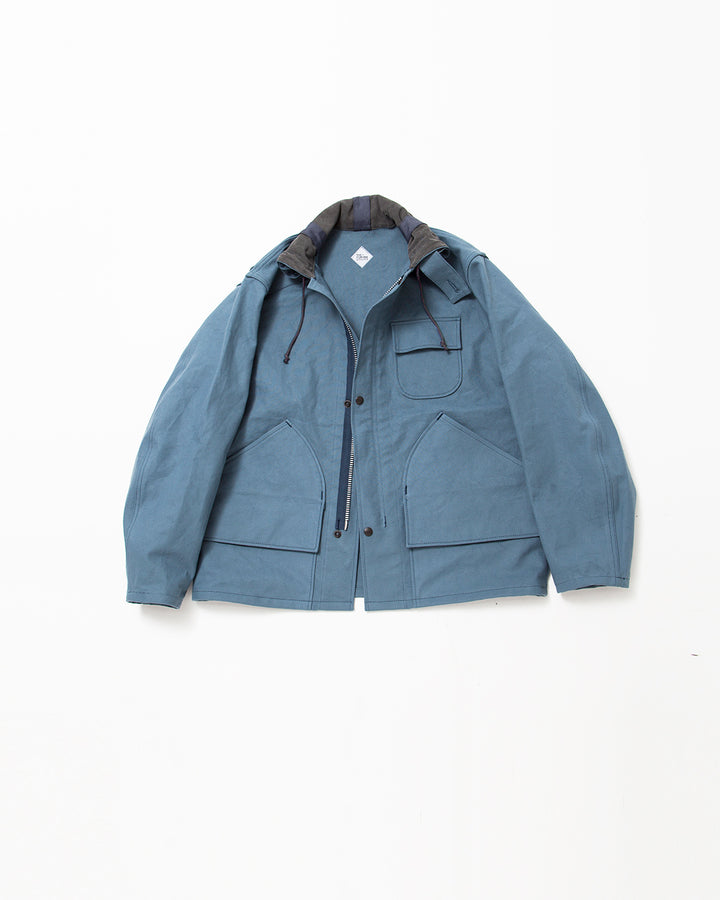 CJ053・GAME PARKA JACKET / Cyan Blue