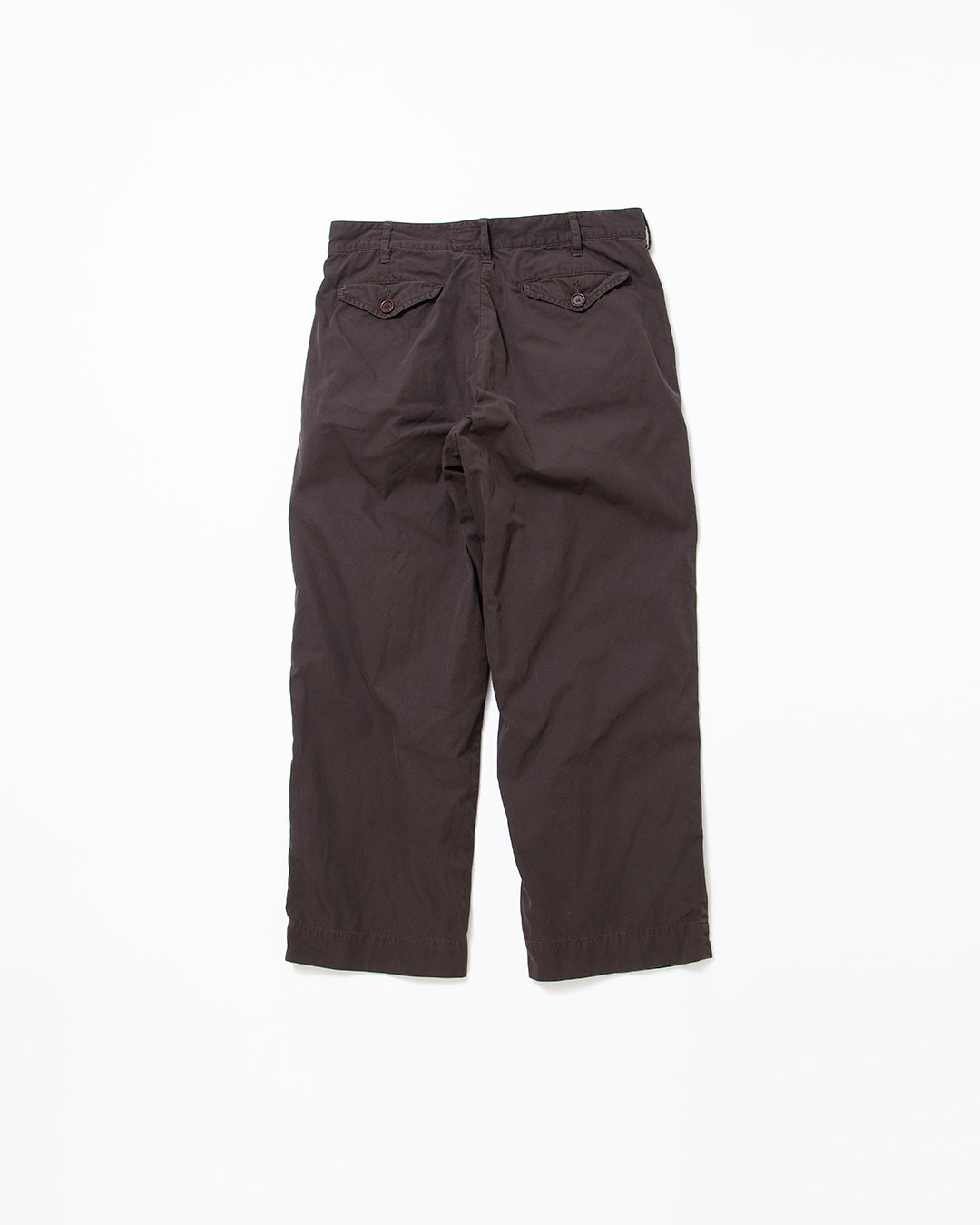 CP026 - 2T DESERT SLACKS / Chocolate Brown w/ Bio-wash