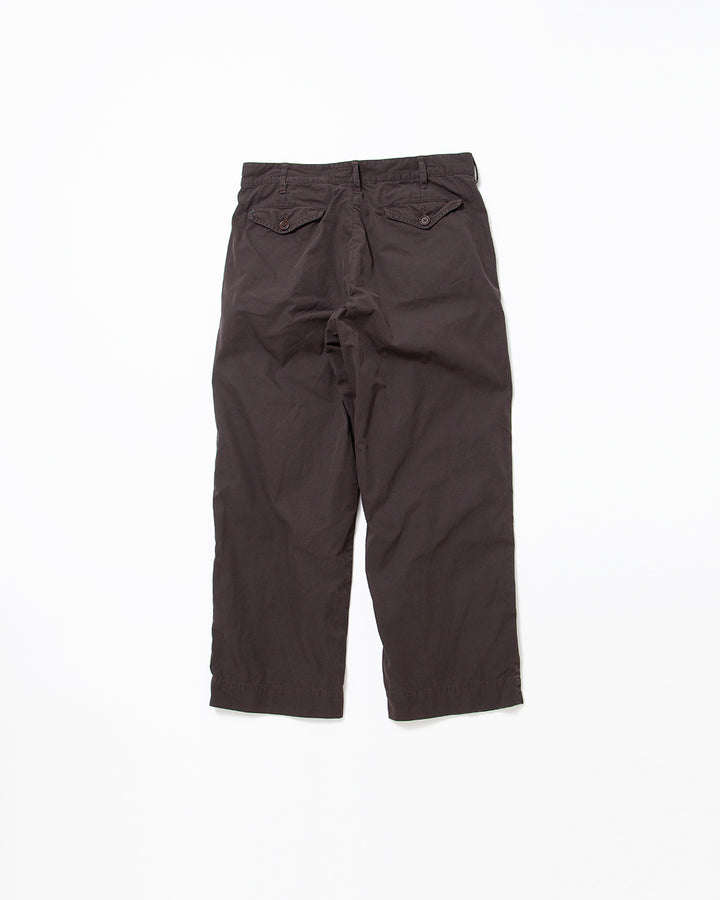 CP026 - 2T DESERT SLACKS / Chocolate Brown w/ Bio-wash